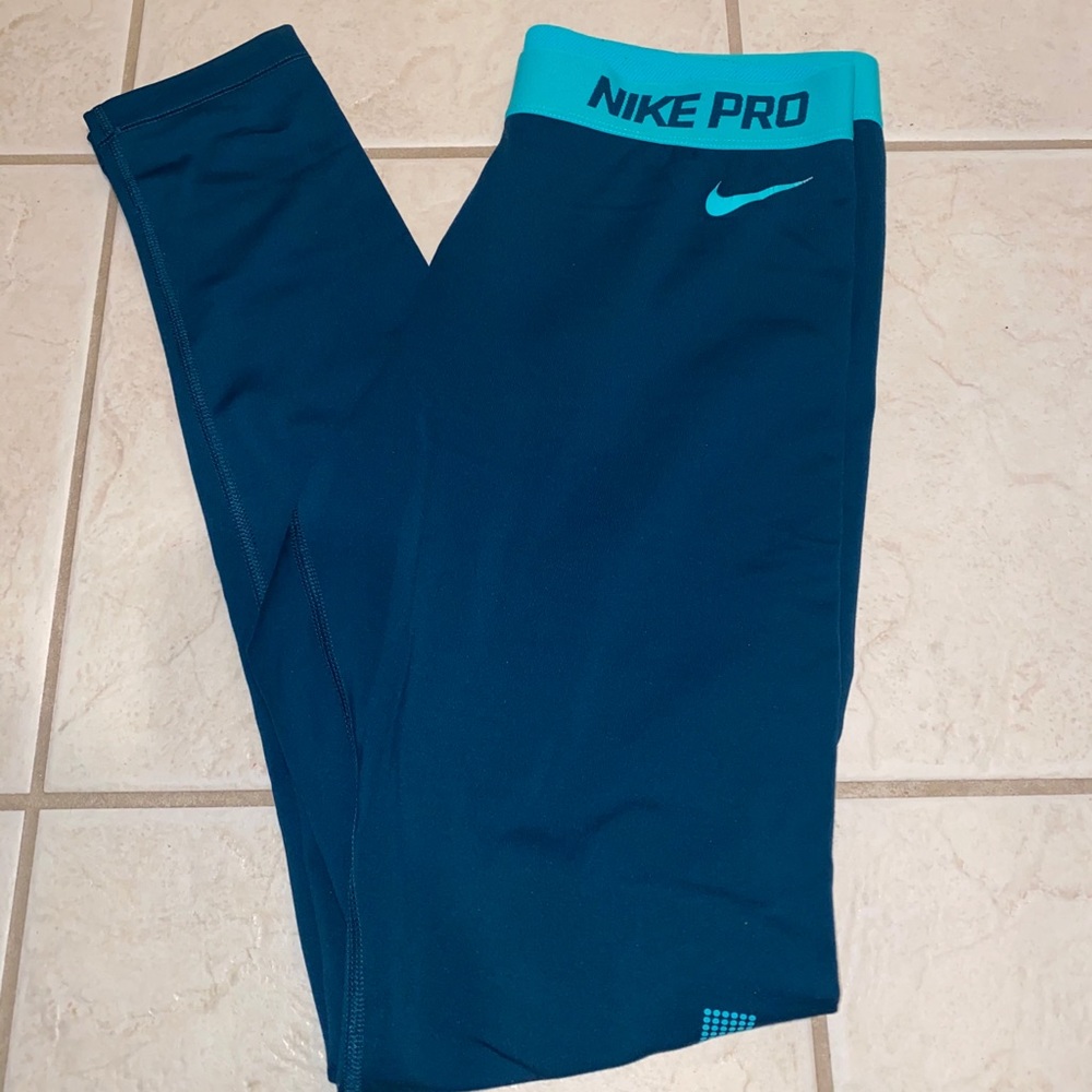 Blue Thermal Nike Leggings
